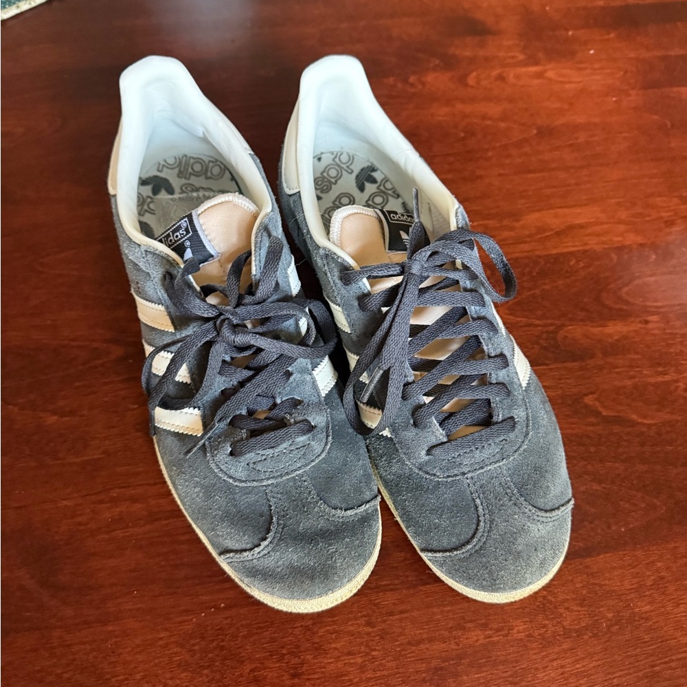 Adidas Women's Gray Suede Sneakers